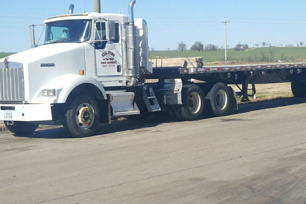 Hill stone delivery truck